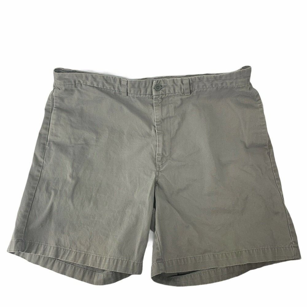 DKNY Gray Chino Shorts Mens Size 38 Flat Front